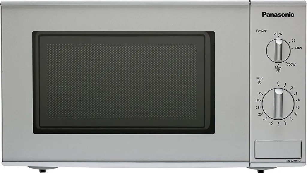Four à micro-ondes Panasonic NN-E221MMEPG 20L Argent avec 5 niveaux