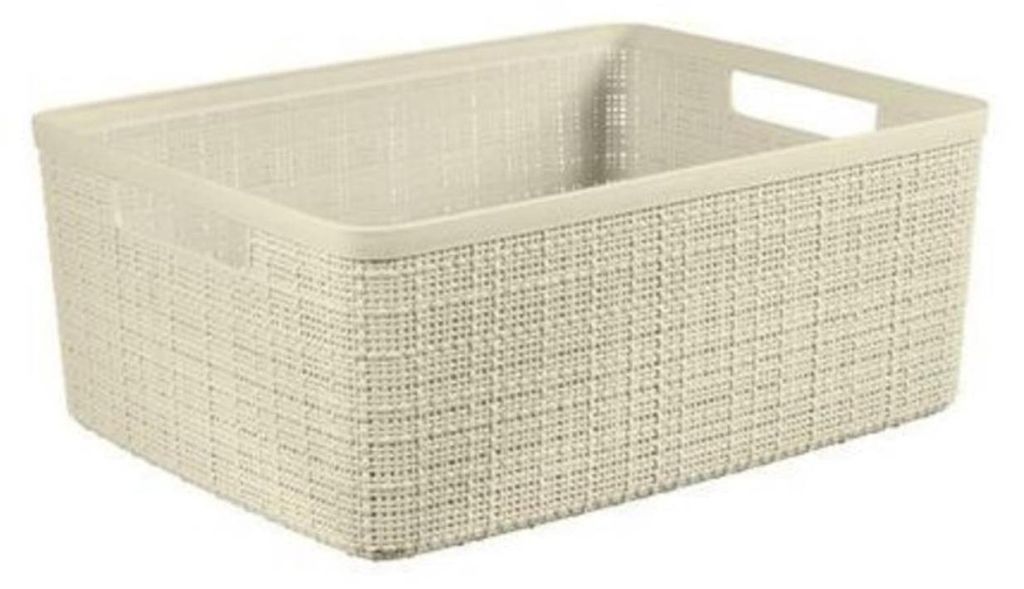 Úložný koš Curver Jute-Look 12L Cream Obrázek produktu 