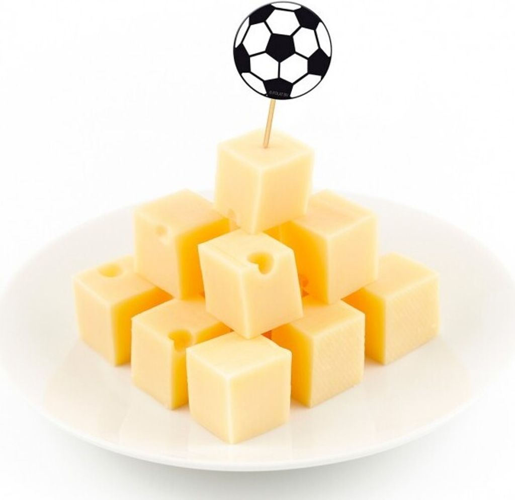 20 Stk Fussball Piker Deko Zahnstocher Feier Produktbild 