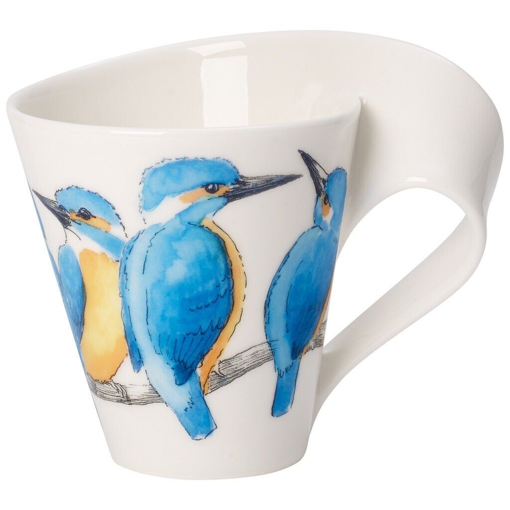 Villeroy & Boch NewWave Caffè Eisvogel Becher mit Henkel Produktbild 