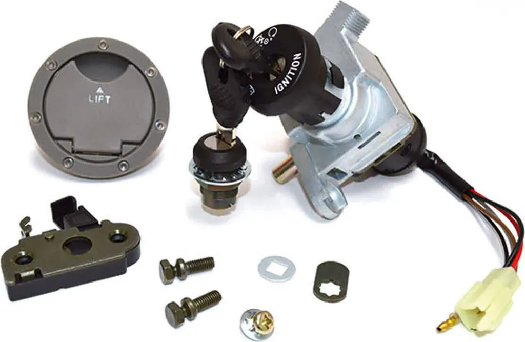 Kit de Serrure Scooter SGR pour Guidon Réservoir et Topcase Clé Unique