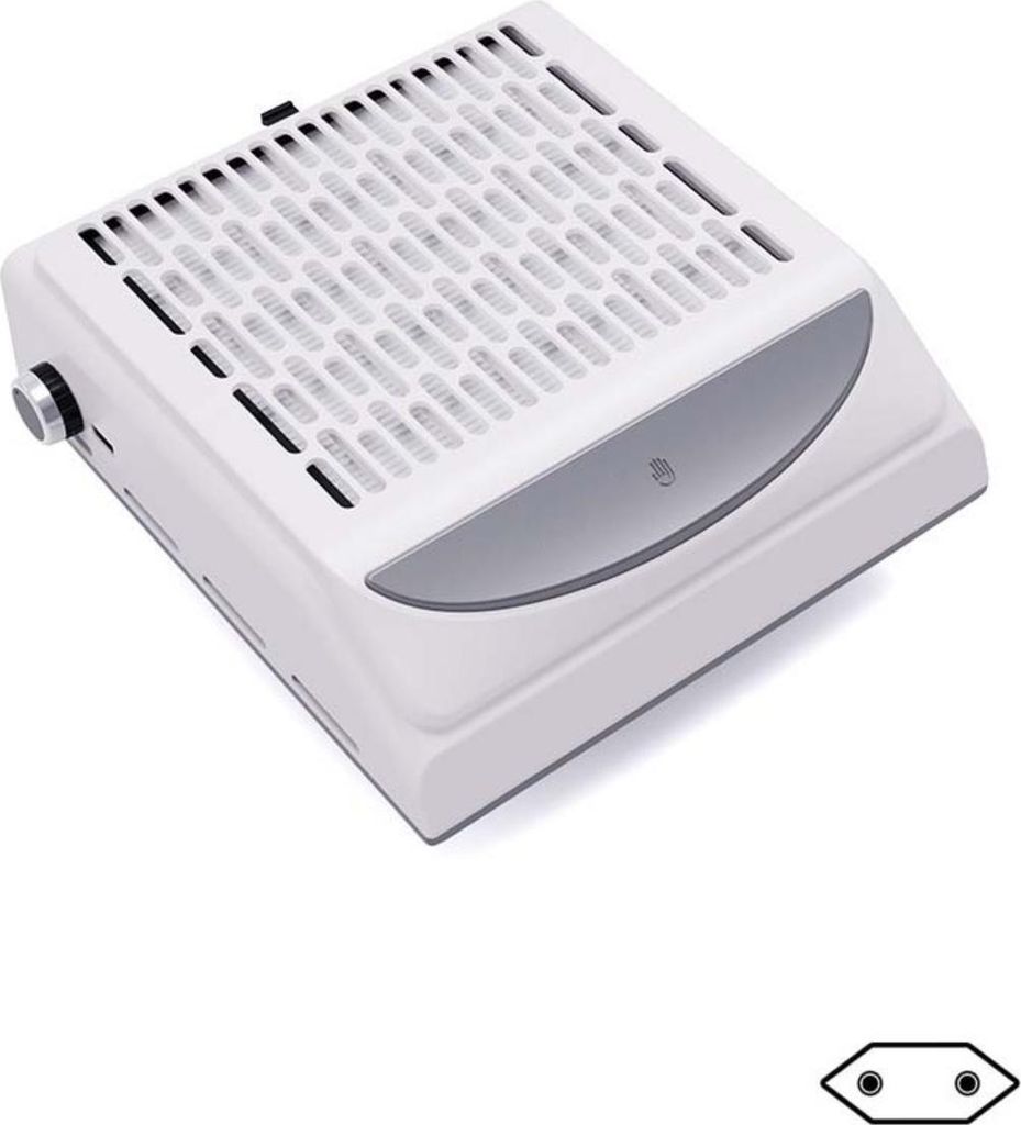 INF 100W Nagelstaubsauger mit EU Stecker, Einstellbarer Geschwindigkeit & Filter Weiß