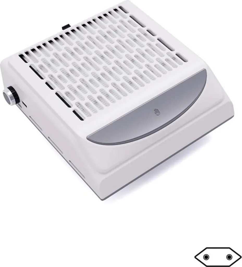INF 100W Aspirateur de Poussière Ongles Prise EU Filtre Blanc Réglable