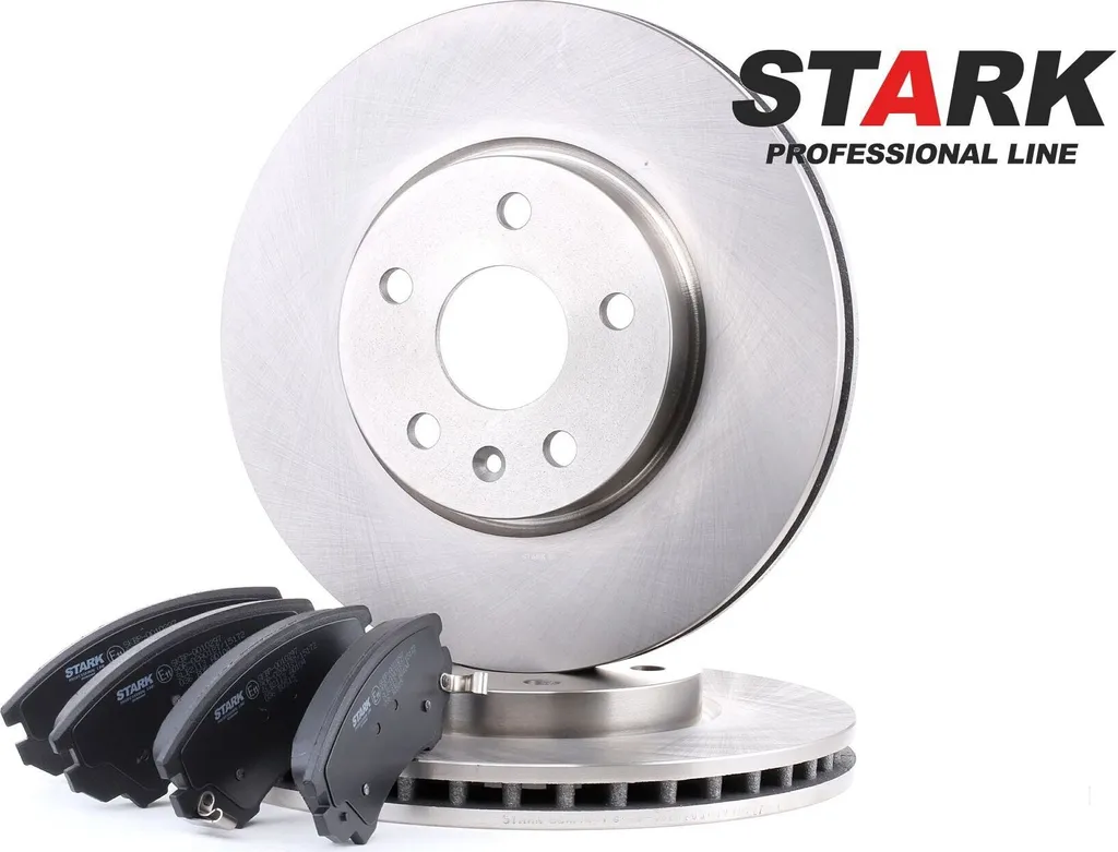 Jeu de disques et plaquettes de frein sans sifflement pour Astra
