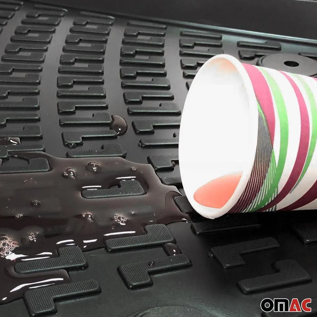 2008-2013 Seat Exeo Tappetini personalizzabili TPE Nero 4 pz - 10