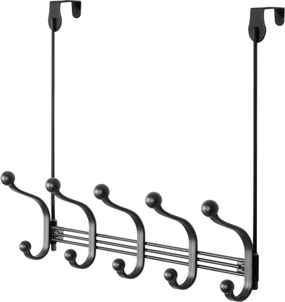 mDesign Hakenleiste Türgarderobe 10 Kleiderhaken Metall  Produktbild 