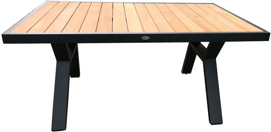 Table de terrasse anti-rouille Rotterdam 138x80 cm alu ROJAPLAST 1321