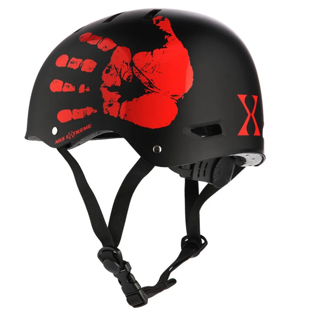 Casque de Sécurité Nils Extreme MTW03 Noir Ajustable 55-58 cm Anti-Choc