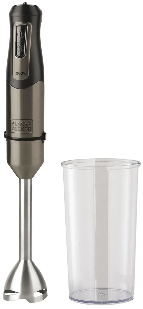 Mélangeur à main électrique 1000W inox pour soupes et veloutés onctueux