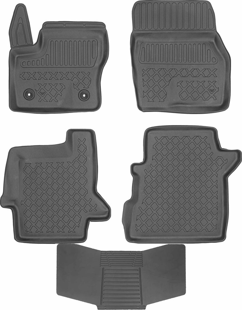 Matten ARISTAR 603124 + ABDECKUNG 251992 - Ford Grand Tourneo Connect II 5-Sitzer 2014-2022 STOP. INSTALL FC-Treiber