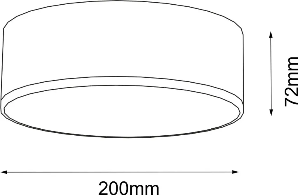 Plafonnier LED 12W design bicolore ZAMA Shilo Ø20 cm compact - 2