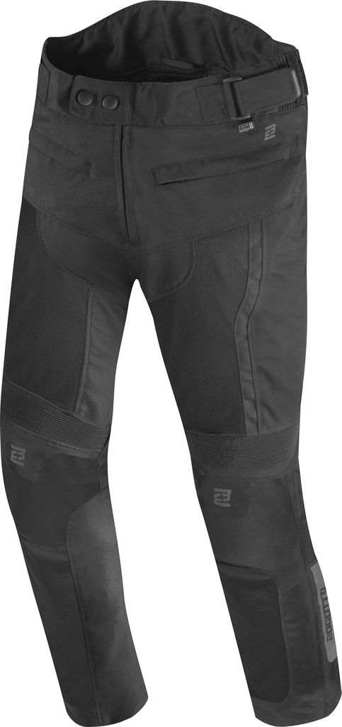 Bogotto Vysio wasserdichte 2in1 Motorrad Textilhose, schwarz, 3XL