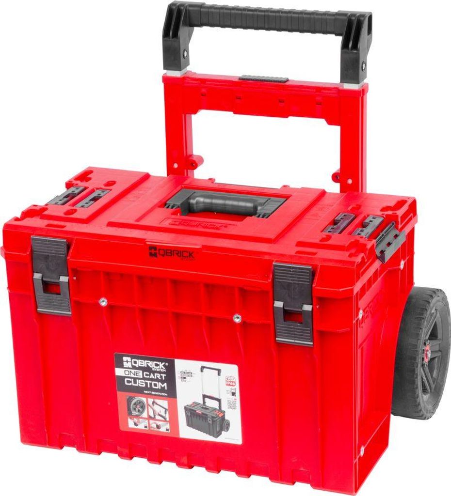 Box QBRICK System One RED Ultra HD Cart 2, per attrezzi, su Immagine del prodotto 