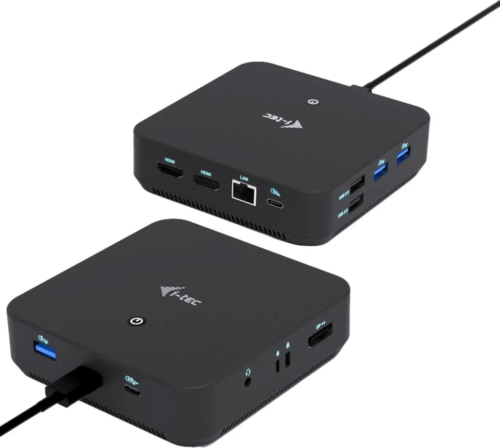 i-tec USB-C Office Docking Station 2x 4K 100W - Workstation Elite - 1