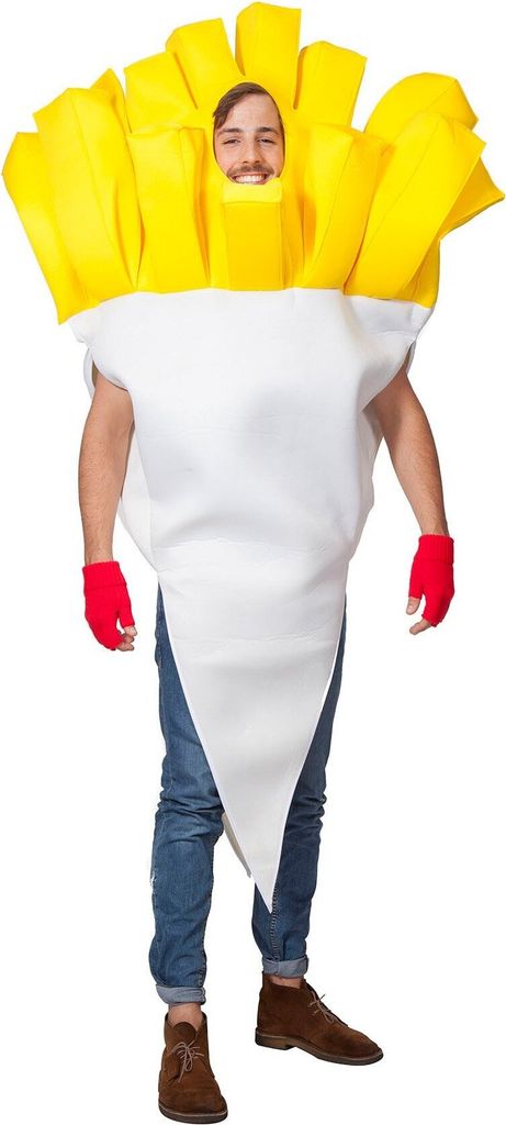 Grote frietjes, grappig kostuum, carnaval, carnaval Productafbeelding 