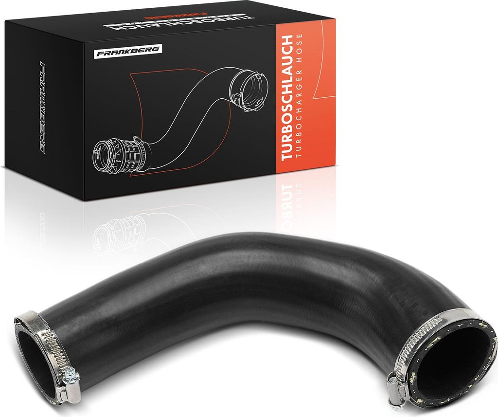 Frankberg 1x Ladeluftschlauch Turboschlauch für Volvo S60 II V60 I XC60 156 246 XC70 II Van