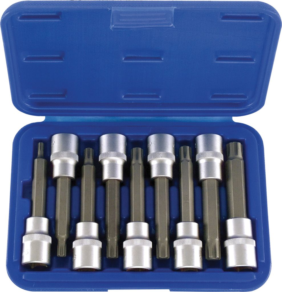 Schraubendreher-Einsätze Steckschlüssel-Satz, Keilnut, L100 mm, 1/2" M5-M13