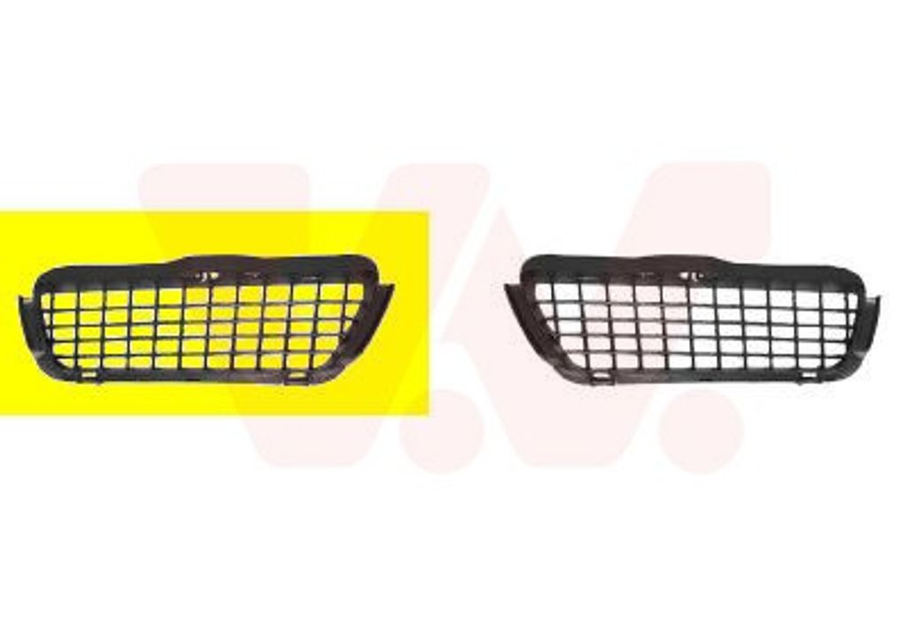 VAN WEZEL Lüftungsgitter Grill Stoßfänger für VW GOLF III (1H1)