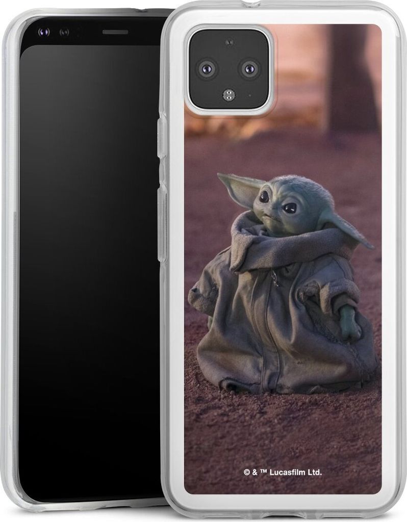 DeinDesign Handyhülle für Google Pixel 4 Silikon Hülle Case Smartphone Schutzhülle Star Wars Baby Yoda The Child