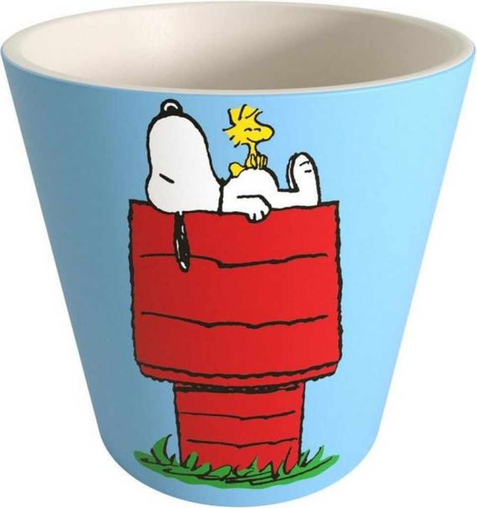 90-ml-Espressotasse – Snoopy-Motiv „Zuhause ist es am Produktbild 