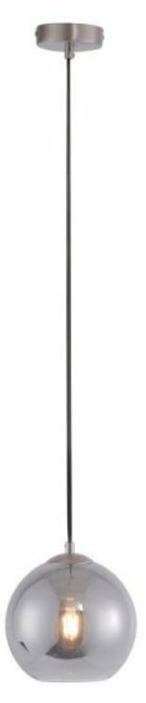 JUST LIGHT LEUCHTEN DIRECT Pendelleuchte, Glasleuchte, Rauchglas, Durchmesser 20 cm LD 13700-25