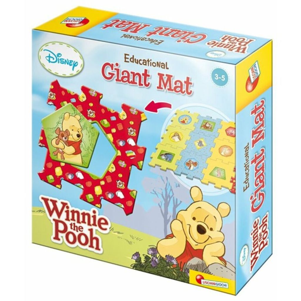 LISCIANI Puzzle Winnie the Pooh GIANT MAT 12 Teile Produktbild 