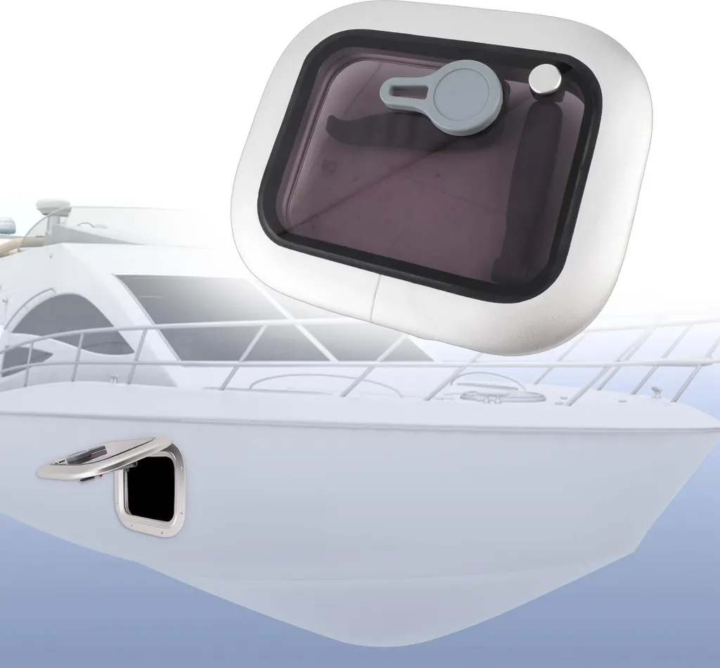 Hublot étanche anti-fuite avec support rigide pour rénovation bateau