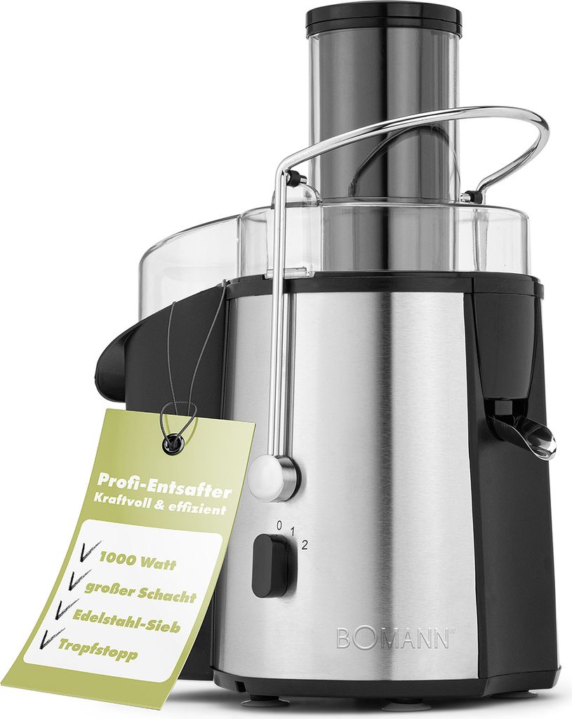 Bomann® Entsafter Gemüse und Obst | Juicer Machine mit Produktbild 8