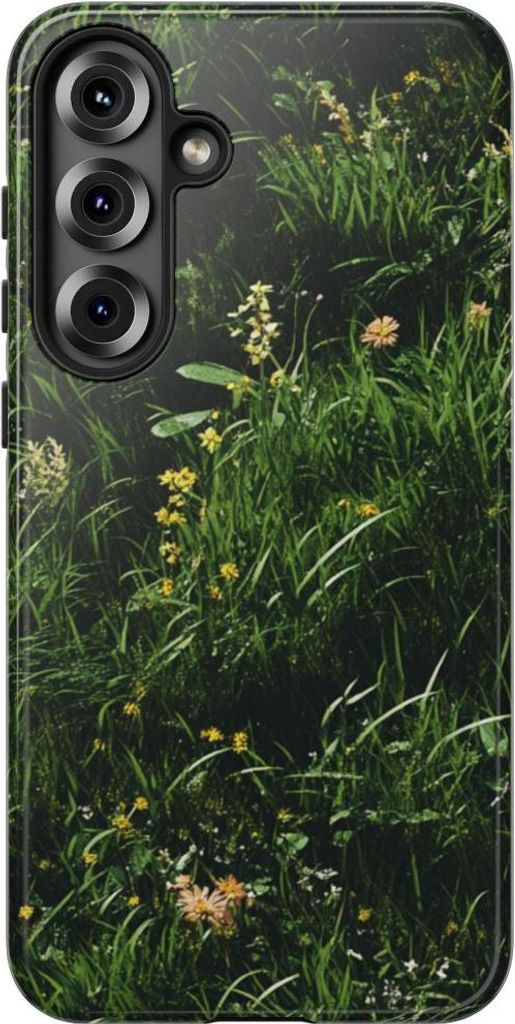 Blühende Blumenwiese – Hülle Kompatibel mit Samsung Galaxy S25 Plus