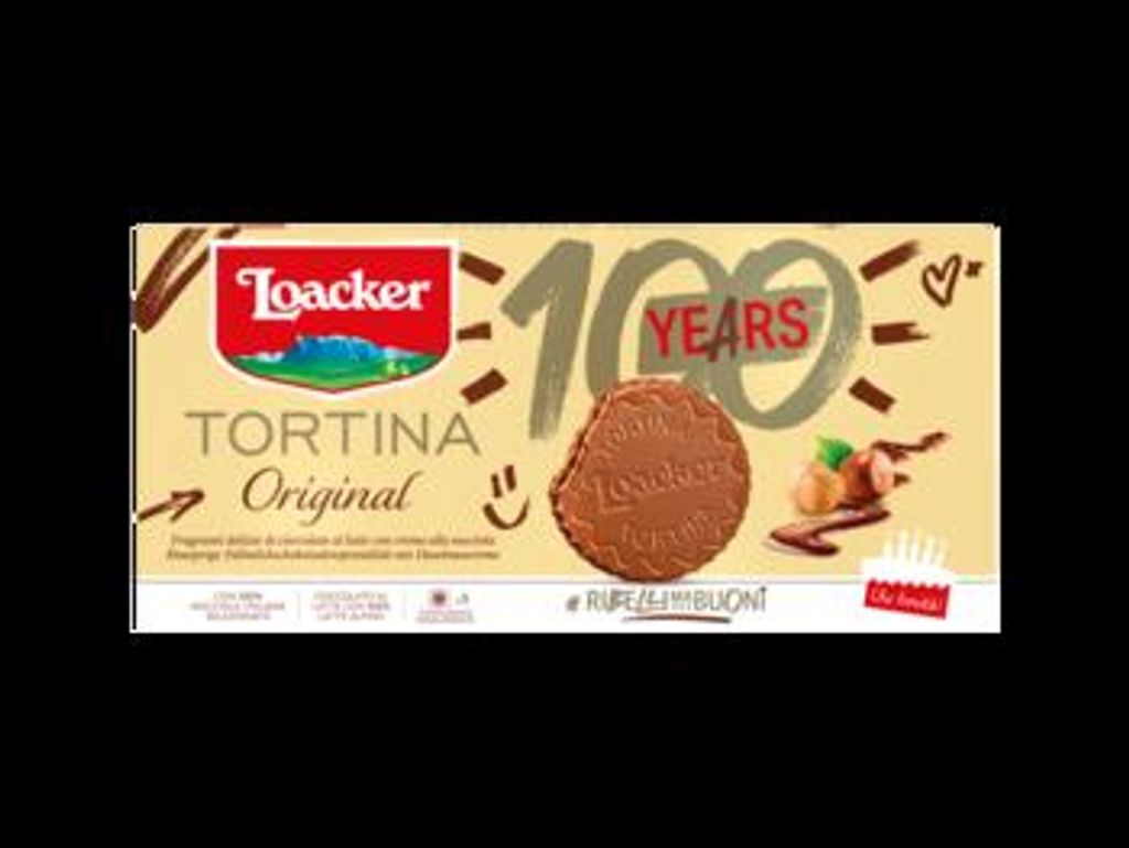 Loacker Tortina Orginal - Zarte Schokowaffel mit Produktbild 
