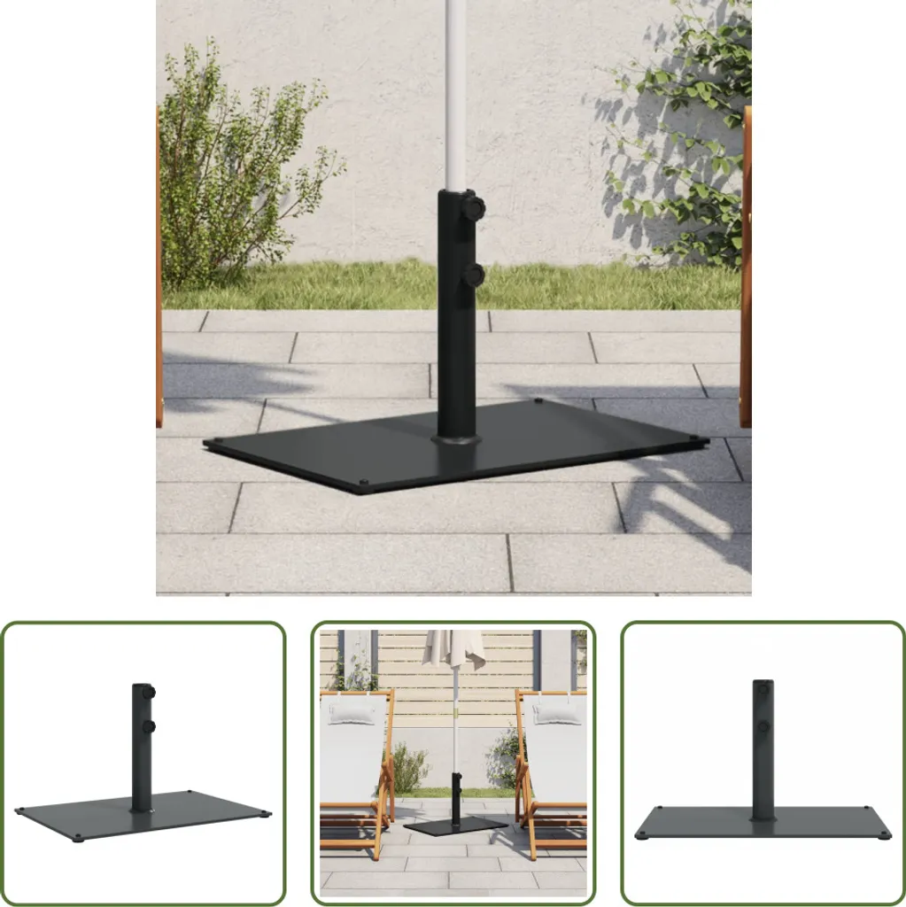 Porta Ombrellone Salvaspazio 15kg Rettangolare - Per Balconi e Terrazzi