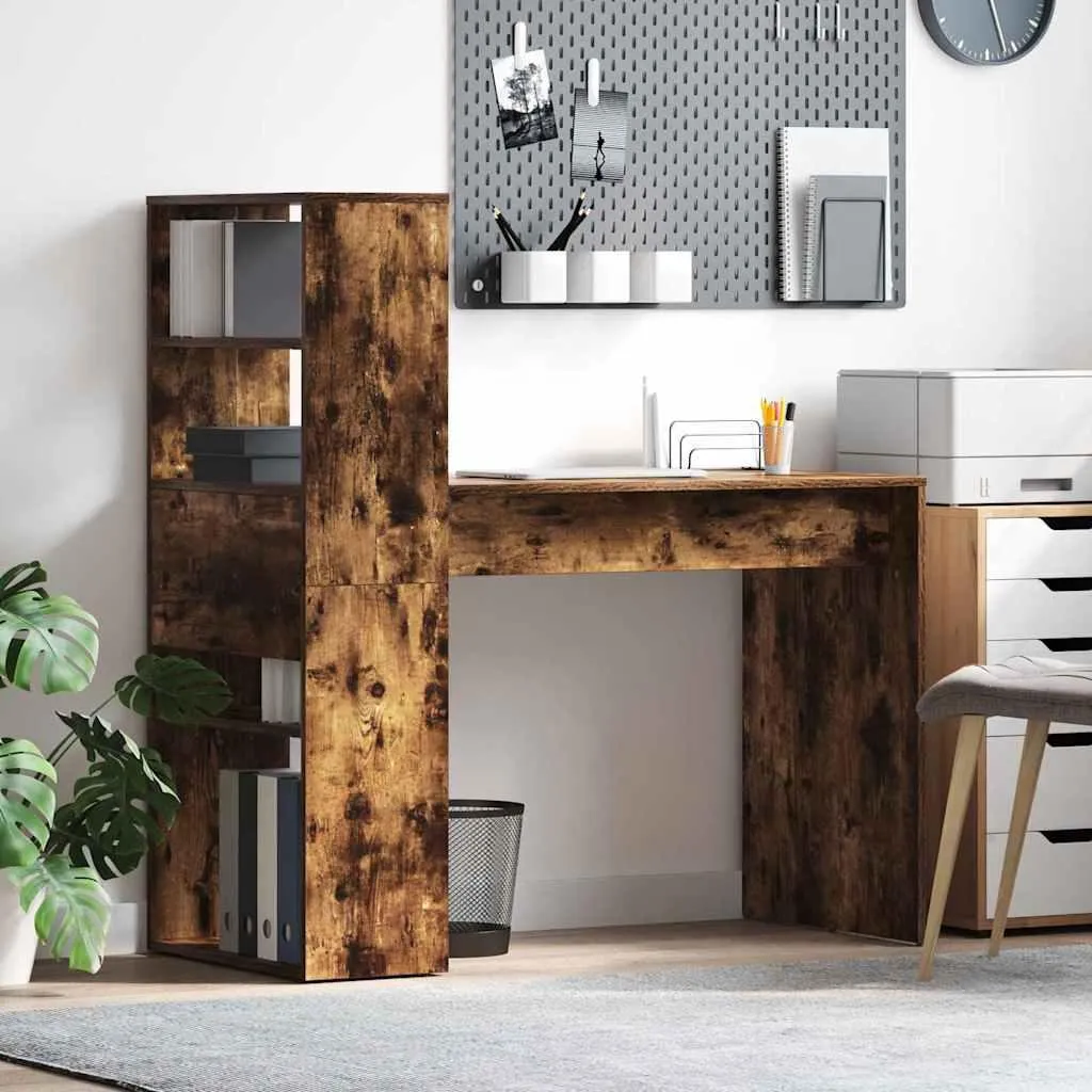 Scrivania Maison Exclusive Rovere Affumicato 113x54x120 cm | Offerta Online