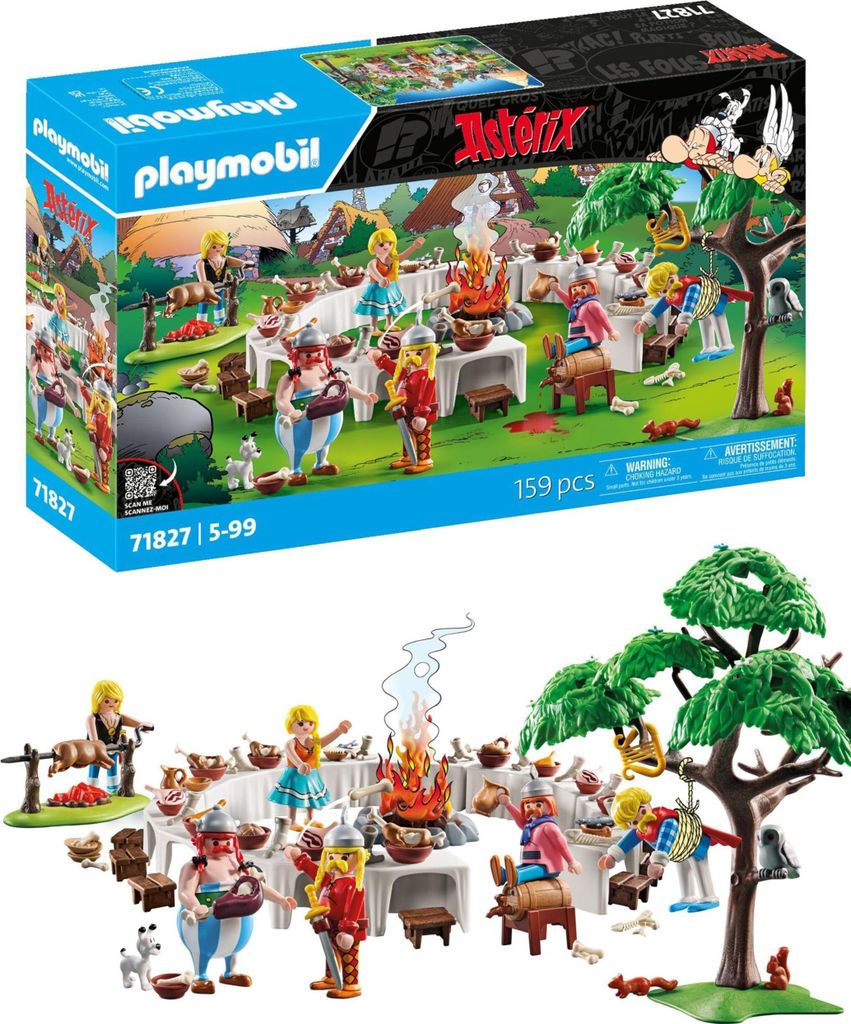 PLAYMOBIL 71827 Asterix: Das Dorfbankett Produktbild 