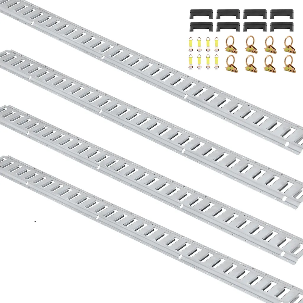 Rail d'Arrimage pour Moto et Vélo E-Track Idéal Transport Garage