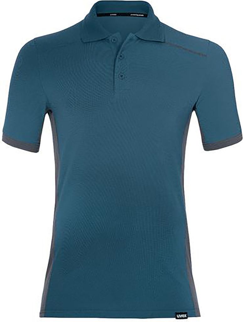 uvex Poloshirt suXXeed industry blau, nachtblau Gr. S Produktbild 