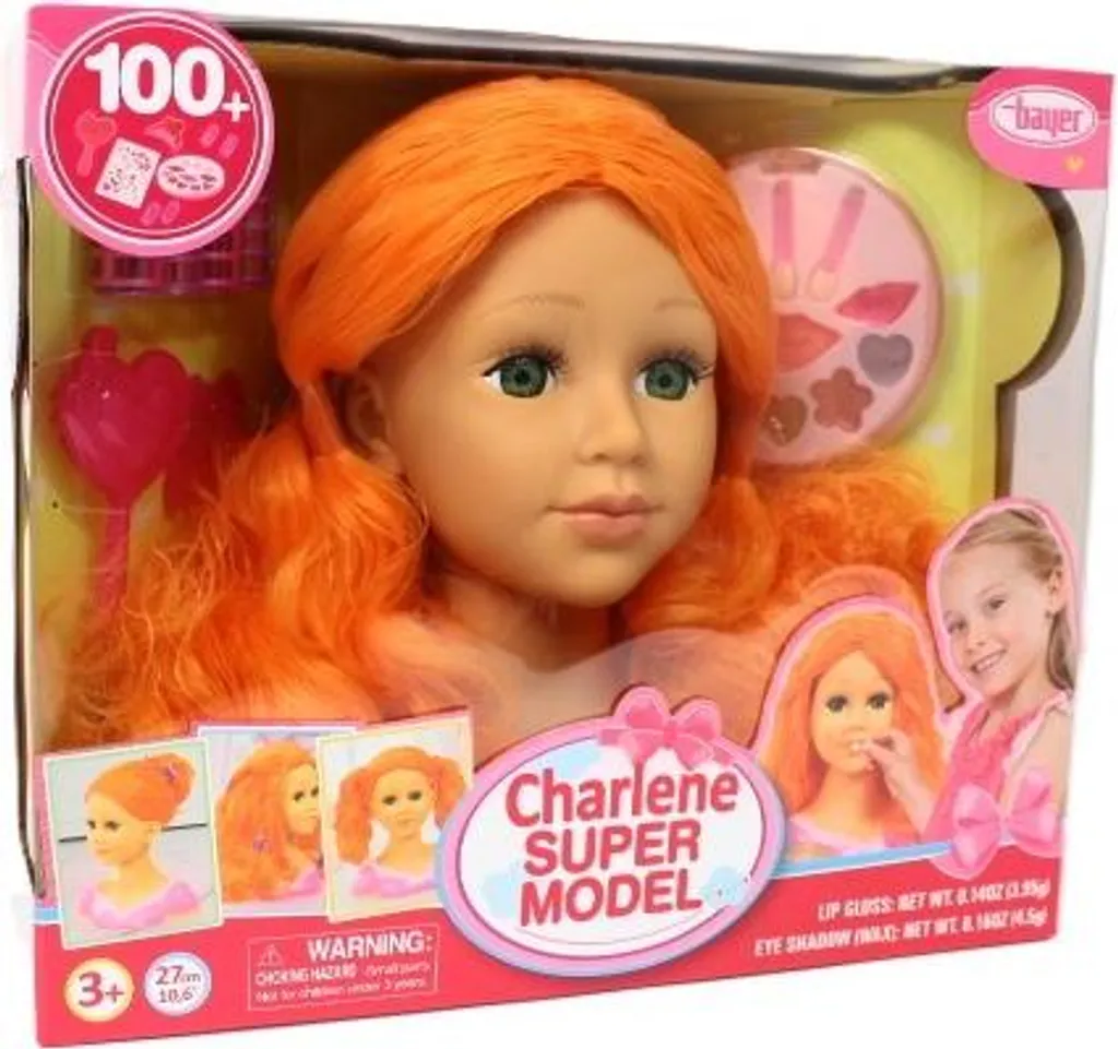 Cadeau idéal : Poupée Charlene Bayer pour apprendre à coiffer et jouer