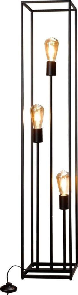 Stehlampe - Schwarz - Metall - 22 x 120 cm