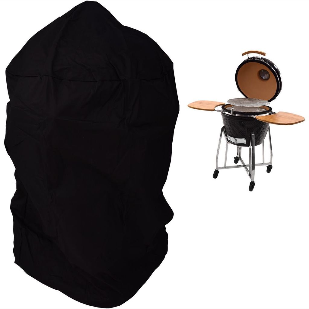 Syntrox Germany Grillabdeckung Kamadogrill 133x73x109 cm schwarz