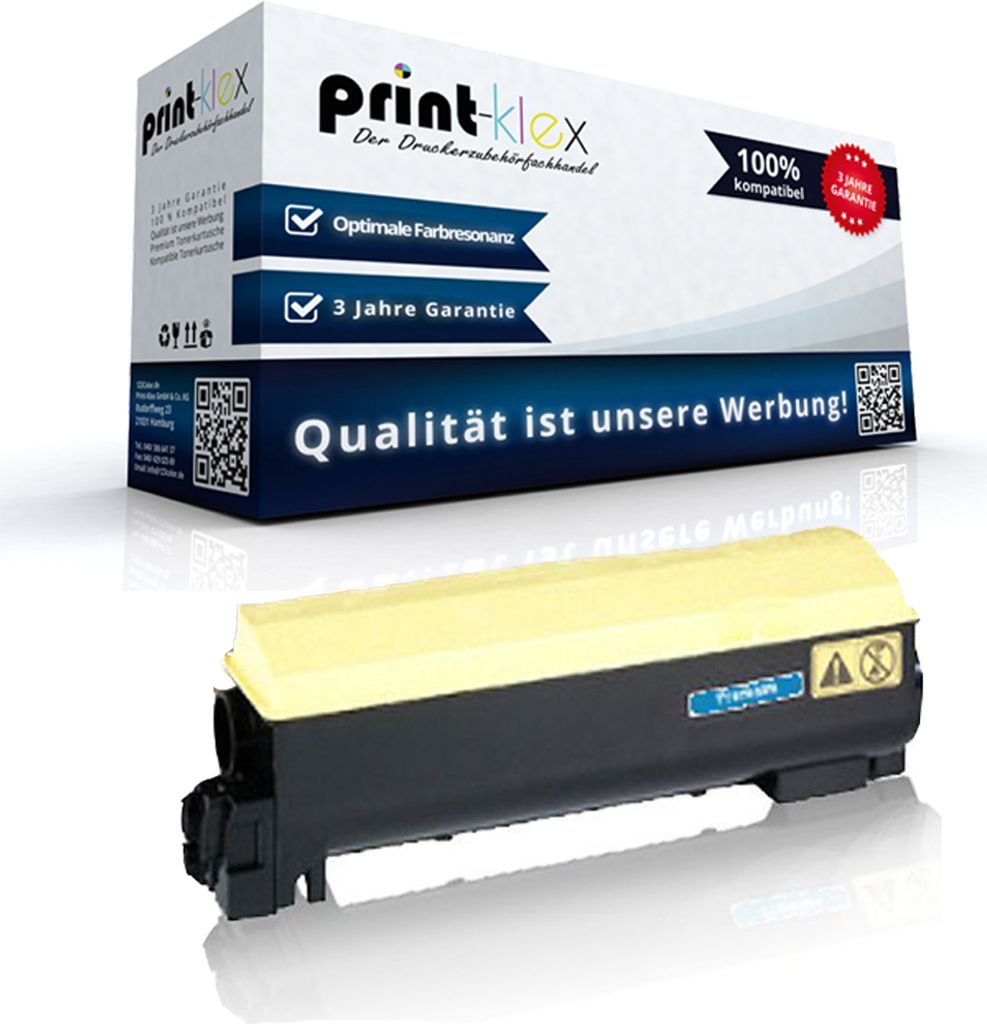 Kompatible Tonerkartusche für Kyocera Ecosys ECOSYS P 6030 cdn5300 DN5300 Series5350 DN 1T02HNAEU0 TK-560 TK560 TK 560 Gelb Yellow - Office Print ...