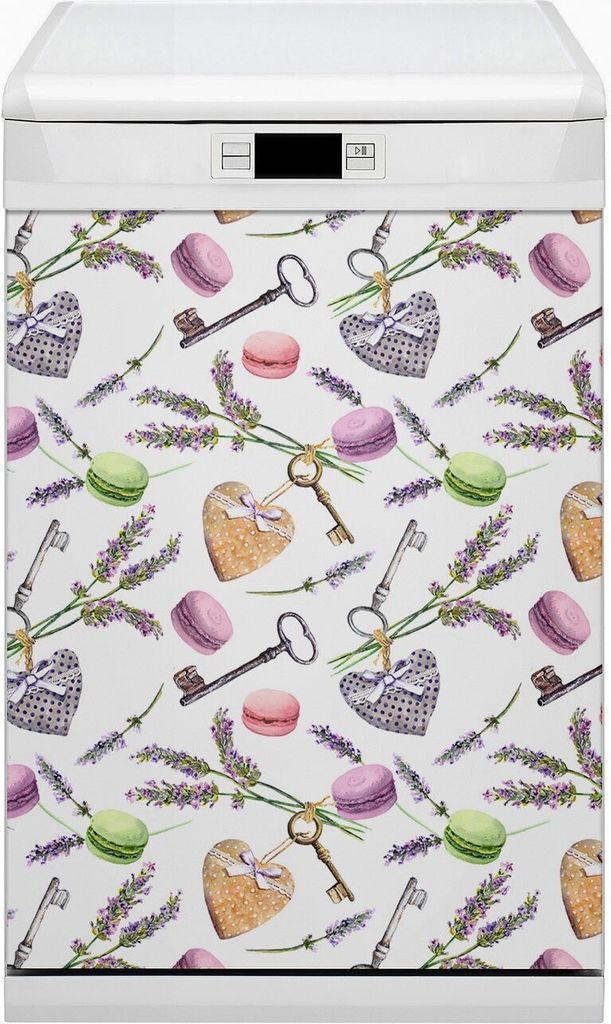 Küche Magnet für Spülmaschine Abwaschbar 45x80 cm Geschirrspüle - Alte Schlüssel Retro