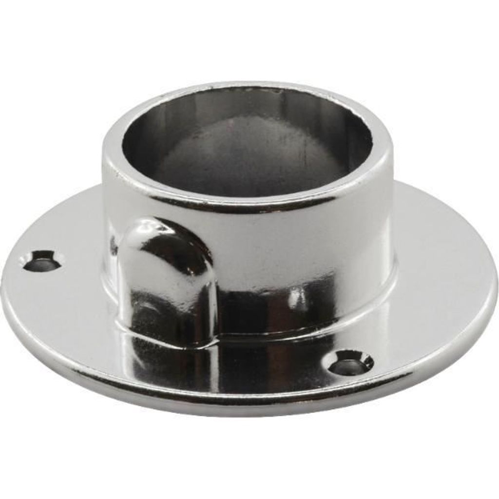 Wandscheibe 1-teilig 25 mm Zamak verchromt