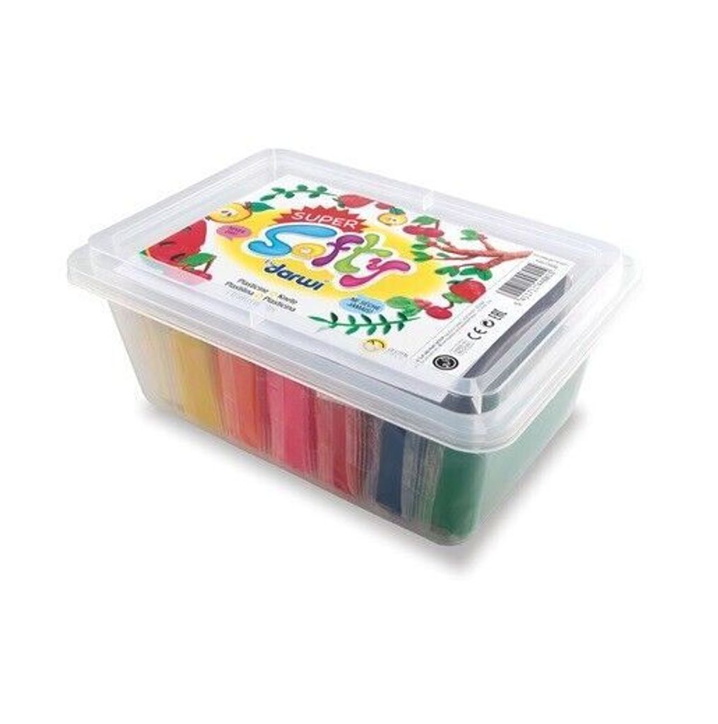 Modelliermasse SUPER-SOFTY 10 Sortiert X 150 G Box - Mehrfarbig - New Kids