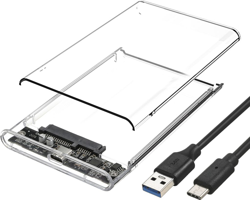 Custodie Trasparenti Orico 2.5 Pollici Custodia Esterna Per Hard Disk Orico - Trasparente, USB 3.0, Per Dischi SATA Da 2,5 Pollici, Facile Montaggio Filo Per Recinto Elettrico - Foto 5