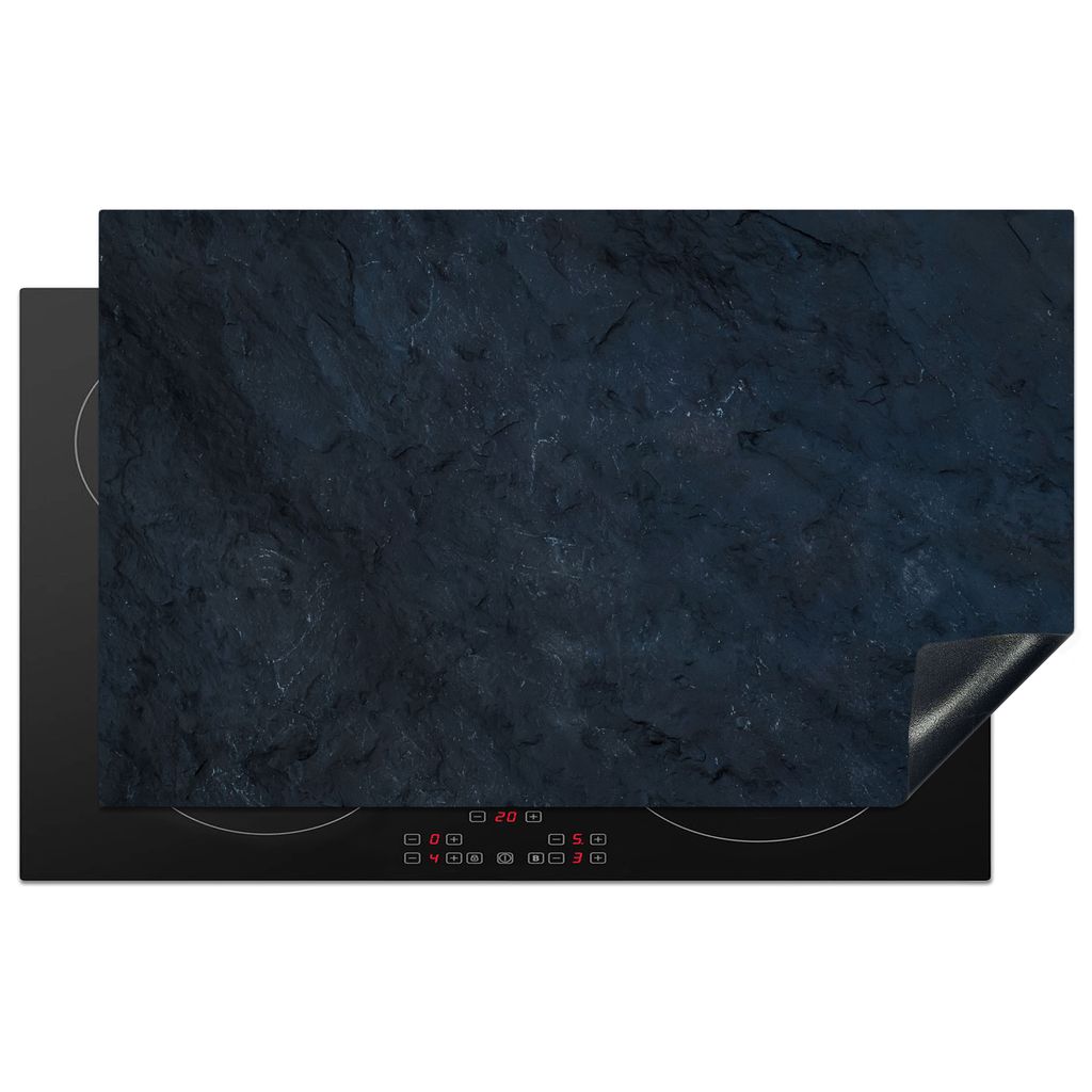 KitchenYeah Herdabdeckplatte Beton - Zement - Textur , 85x52cm, Küche Deko, Glaskeramikkochfeld Herdabdeckung, Abdeckplatte fùr Kochfeld