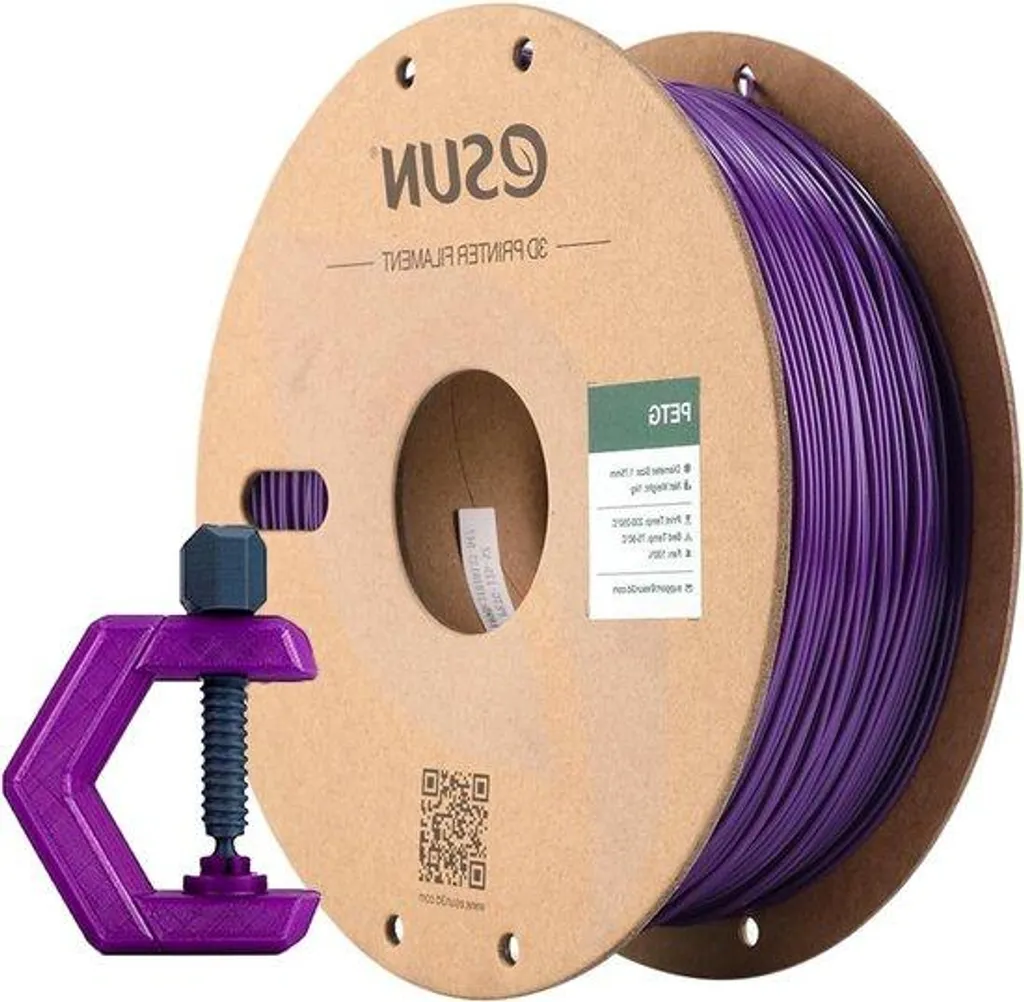 Consommable Impression 3D Violet 1,75 mm - Haute Précision et 1 kg Net