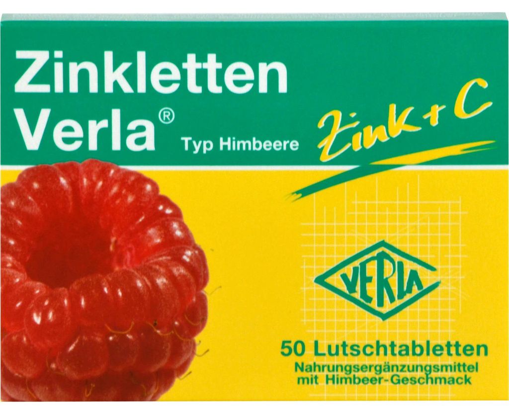 Zinkletten Verla Typ Himbeere Tabletten, 50 St. Tabletten