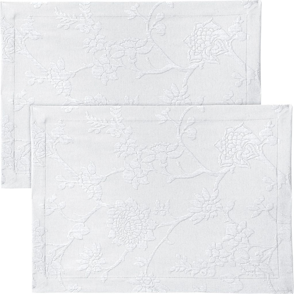 Erwin Müller Tischset Arnsberg" 2er-Pack weiß 35x50 cm"