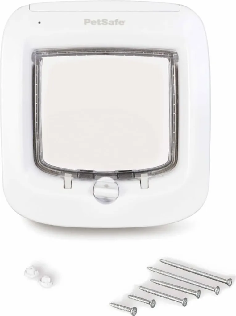 Chatière électronique pour chat à puce PetSafe Blanc - Isolation Renforcée - 3