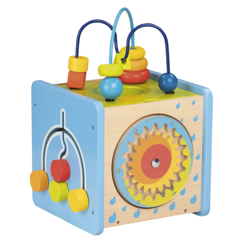 Développer la coordination : Cube d'activité Goki avec spirale bois