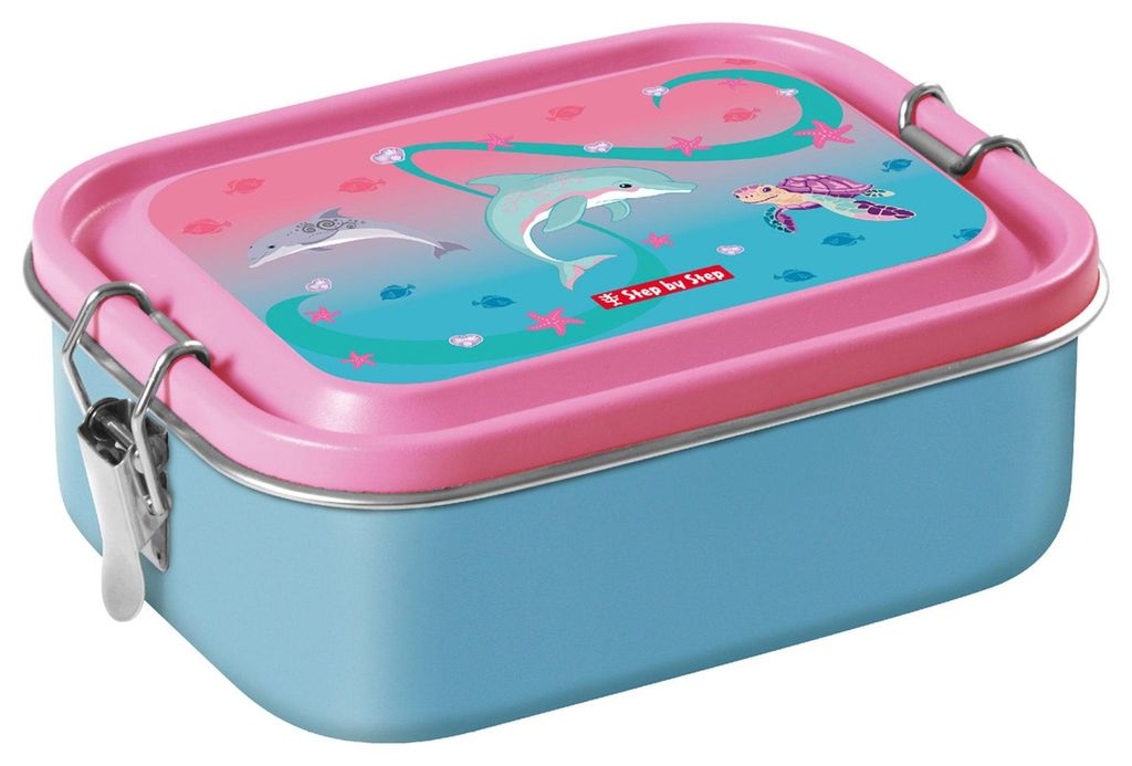 Step by Step Lunchbox Stainless Steel Sealife pink Produktbild 